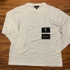 XL White Forever 21 Long-Sleeve